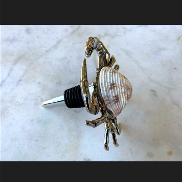 TOMMY BAHAMA BOTTLE STOPPER CRAB SEA SHELL - Picture 4 of 6